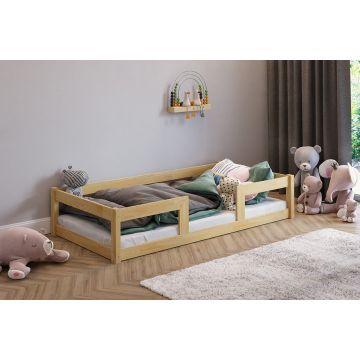 Per Basic Montessori Floor Bed with Safety Rail