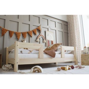 Per Basic Montessori Toddler Bed with Safety Rail – Legs 20cm