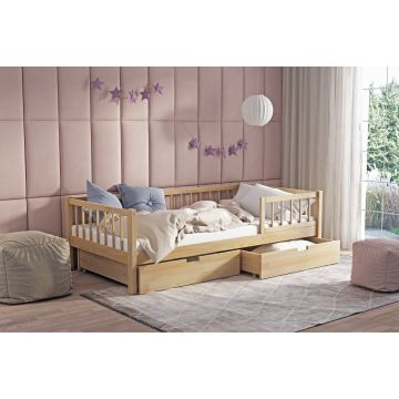 Lasse Montessori Raised Bed with Drawer