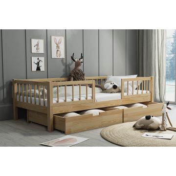 Lasse Duo Plus Montessori Raised Bed with Drawer